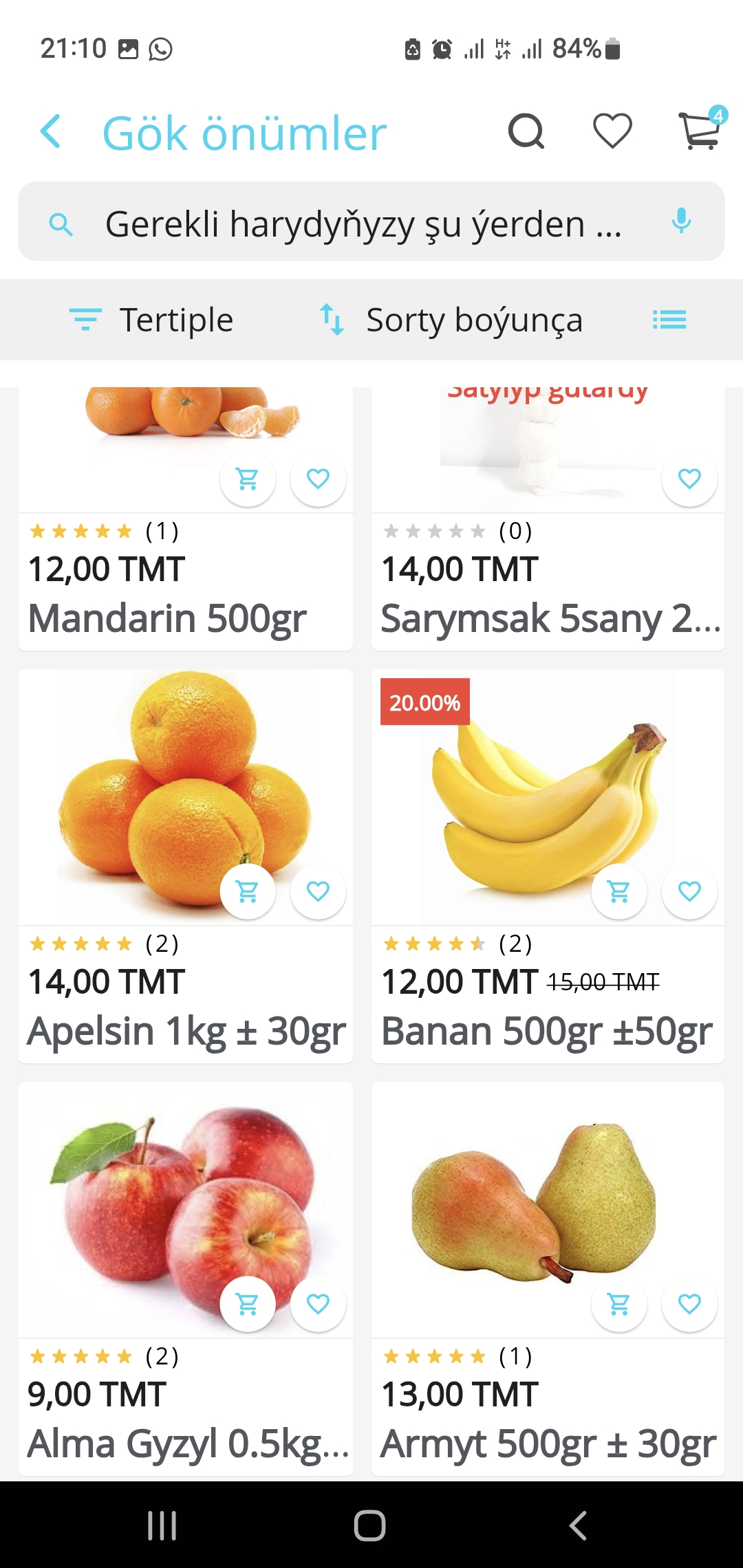 MaryShop app mockup on a phone
