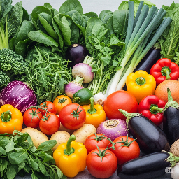Crispy fresh vegetables